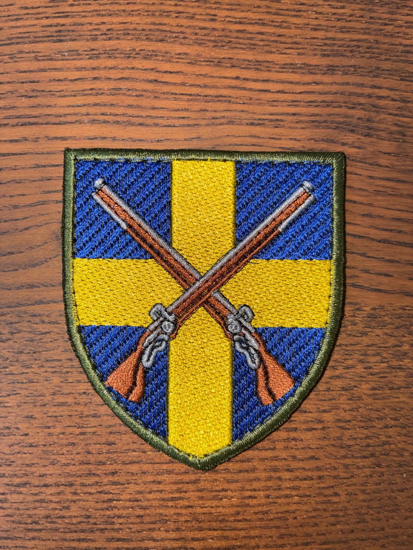 Patch of the 144th Mechanized Brigade supporting Ukrainian defenders