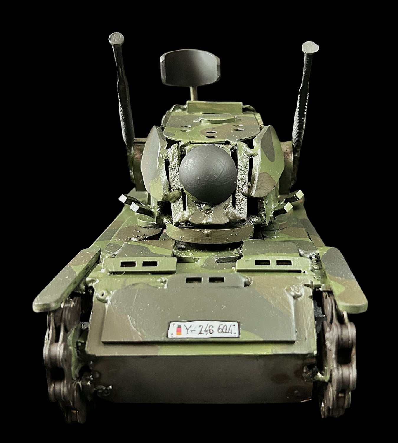 Flakpanzer Gepard model 23x15.5x11cm painted by Anastasia Leonova