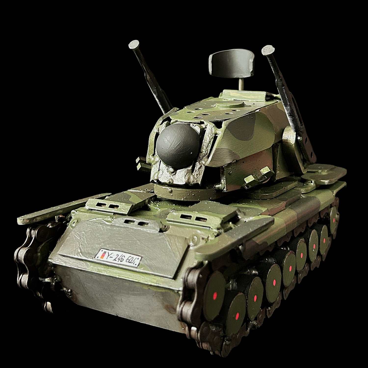 Flakpanzer Gepard model 23x15.5x11cm by Hisoshi Art Studio painted by Anastasia Leonova