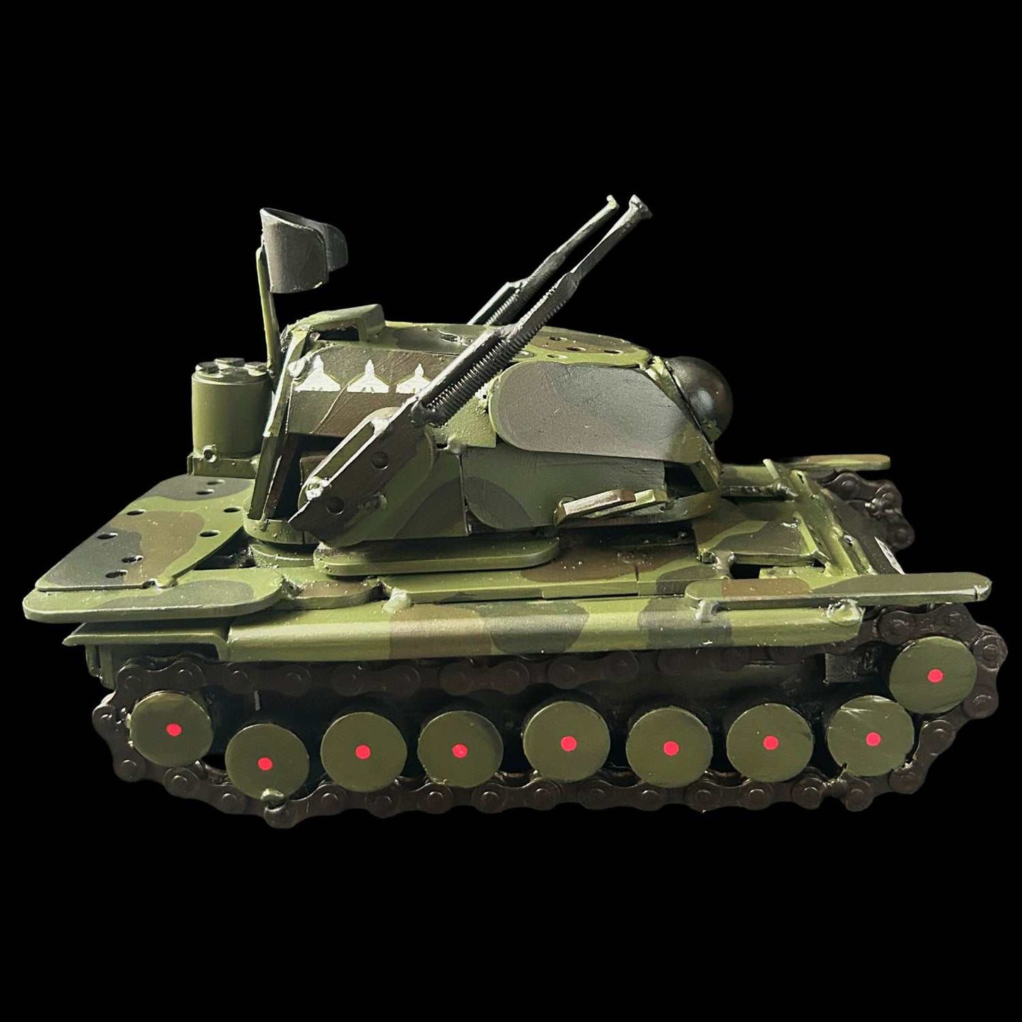 Flakpanzer Gepard model 23x15.5x11cm painted by Anastasia Leonova