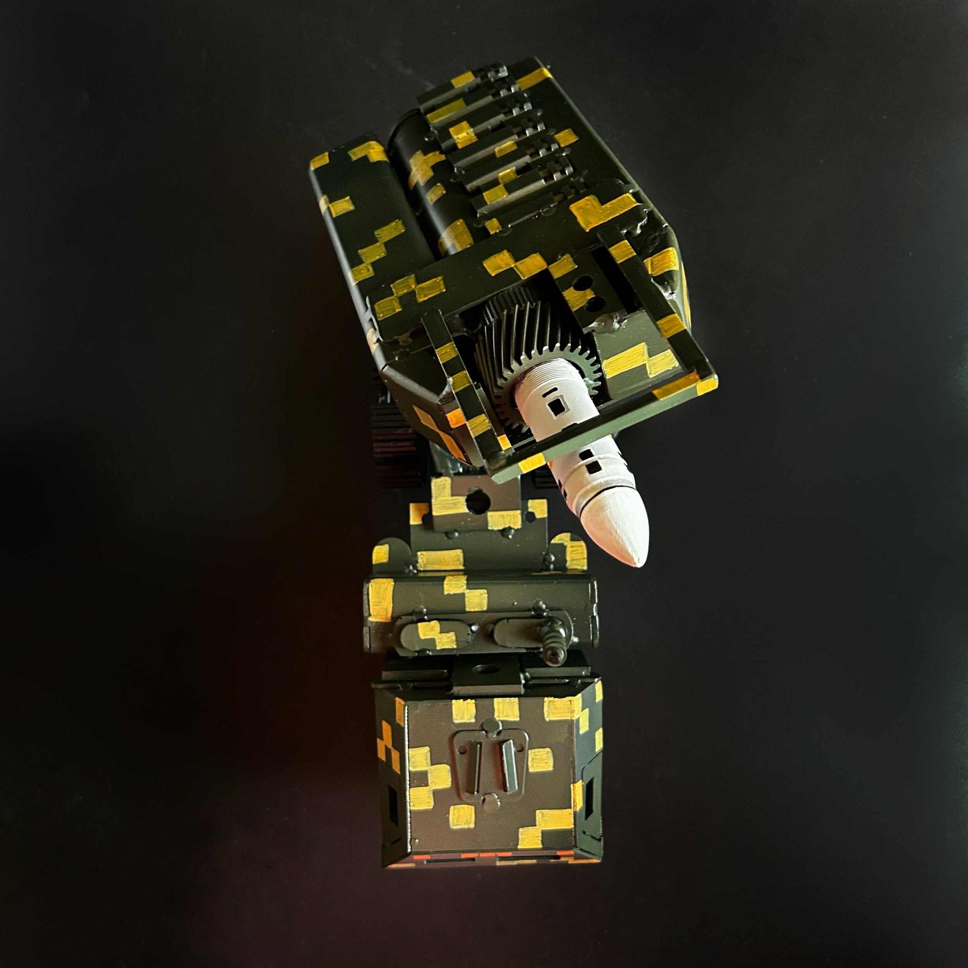 HIMARS firing ATACAMS missile launcher artwork by Hisoshi Art Studio painted by Anastasia Leonova
