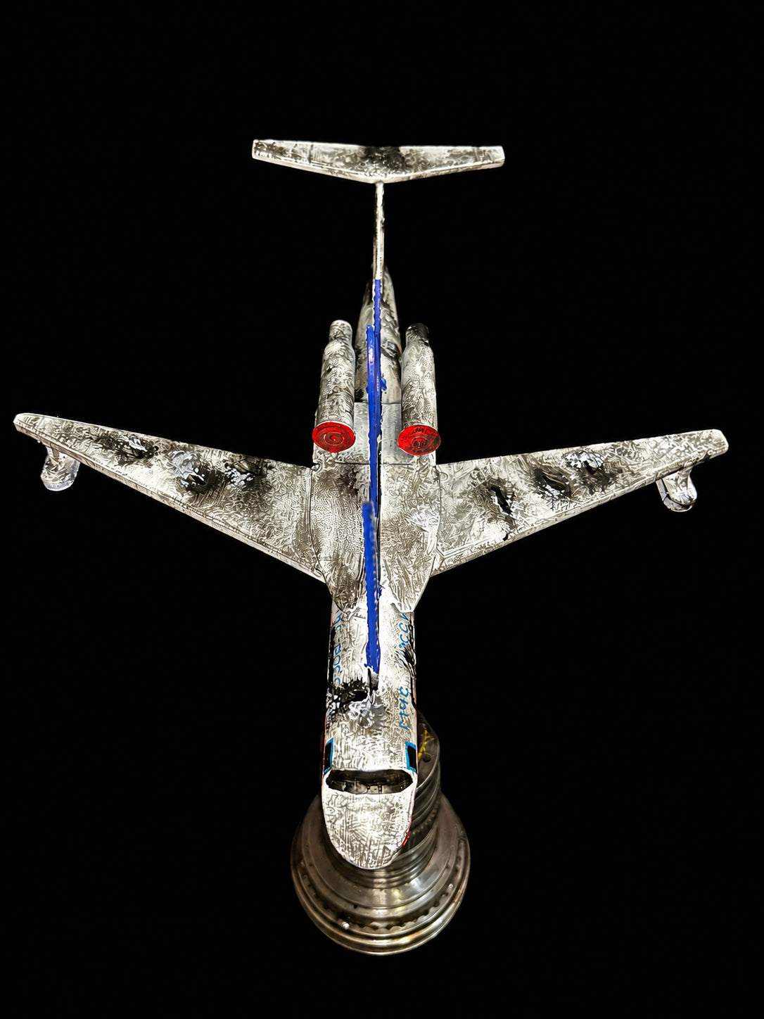 KA-52 attack helicopter artwork featuring Beriev Be-200 impaled on Tryzub
