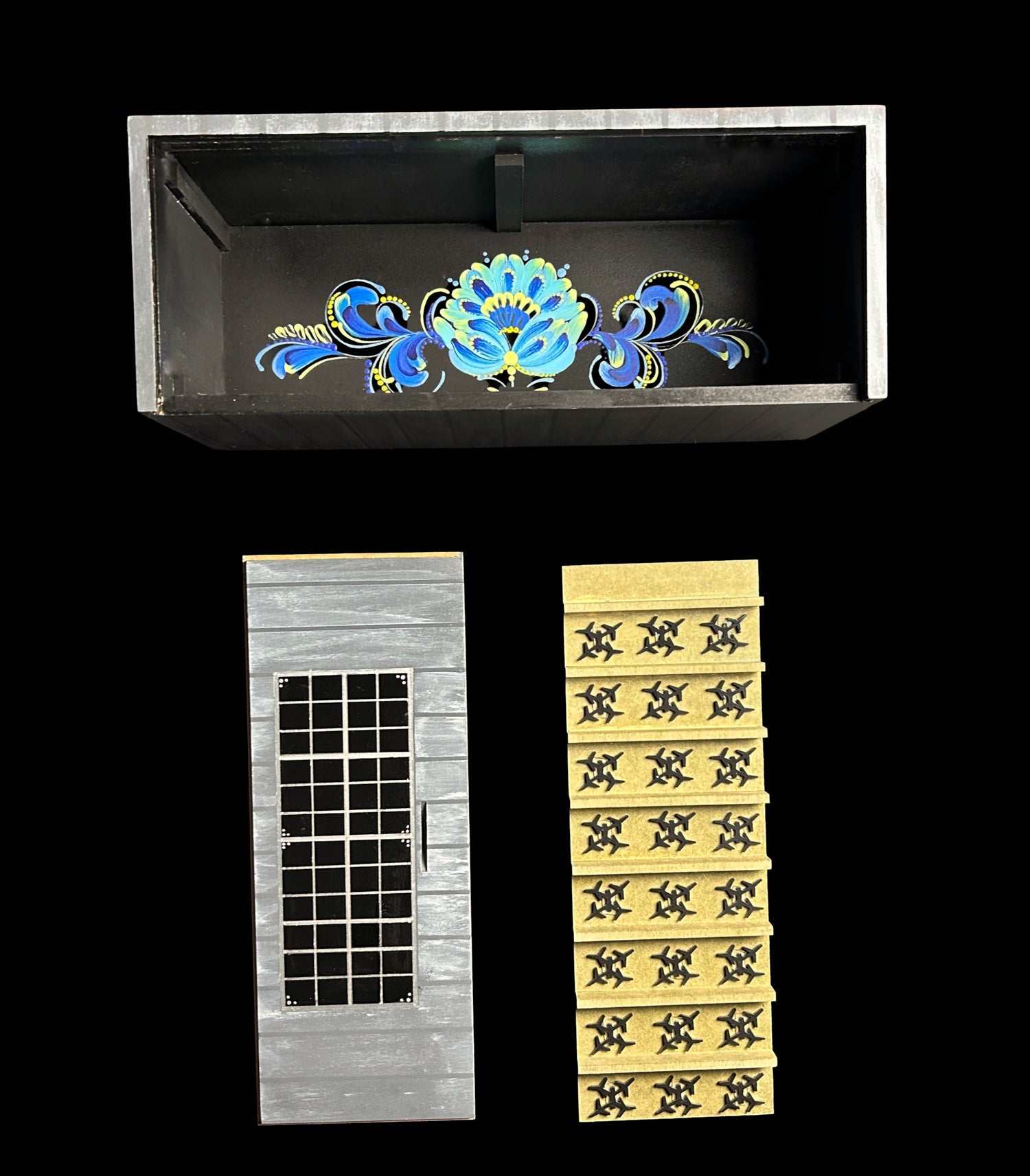 Operation Spiderweb Box with dimensions 40x16x15.5cm, wartime delay shipping 4-6 months