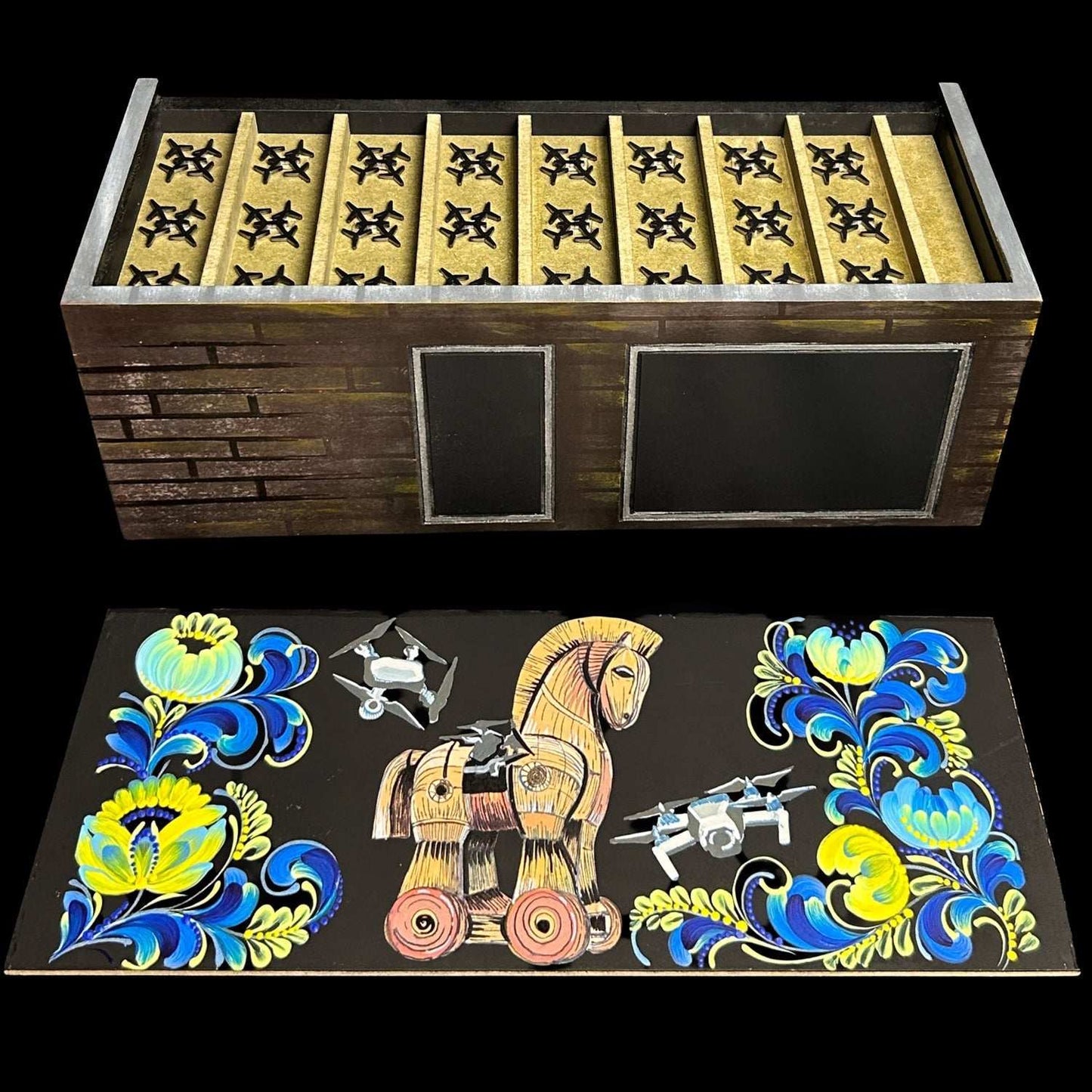 Operation Spiderweb Box 40x16x15.5cm wartime shipping delay