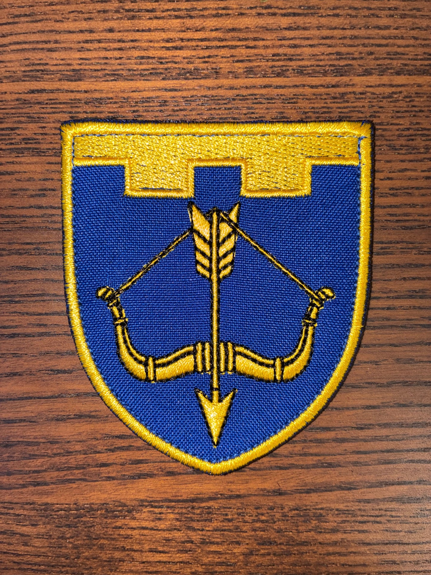Patch of the 118th Territorial Defense Brigade for donation supporting Ukrainian defenders