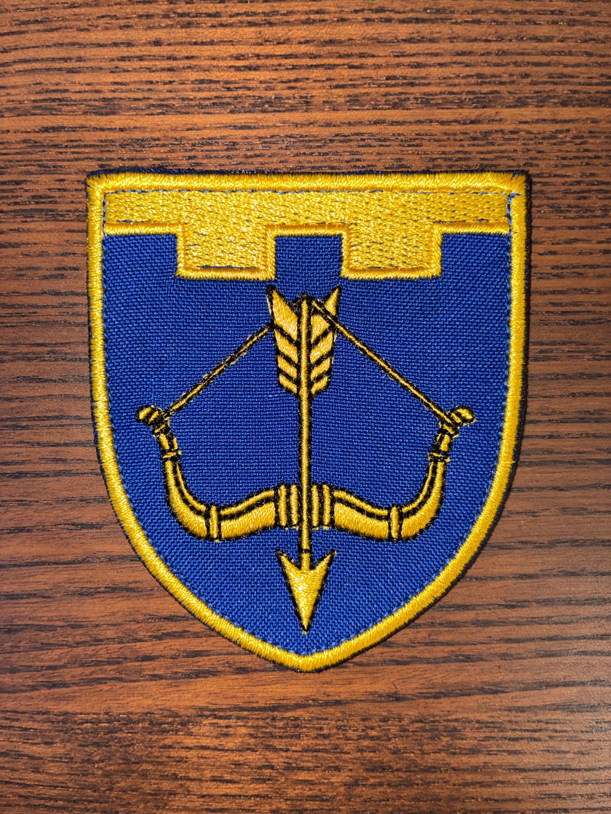 Patch of the 118th Territorial Defense Brigade for donation supporting Ukrainian defenders