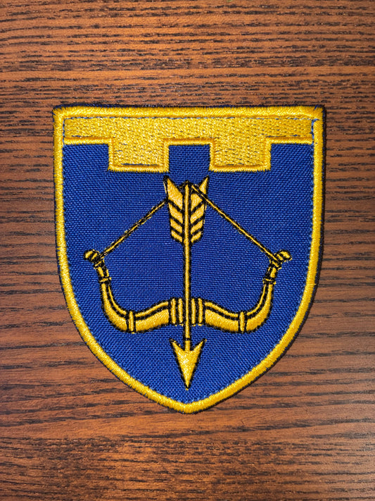 Patch of the 118th Territorial Defense Brigade for donation supporting Ukrainian defenders
