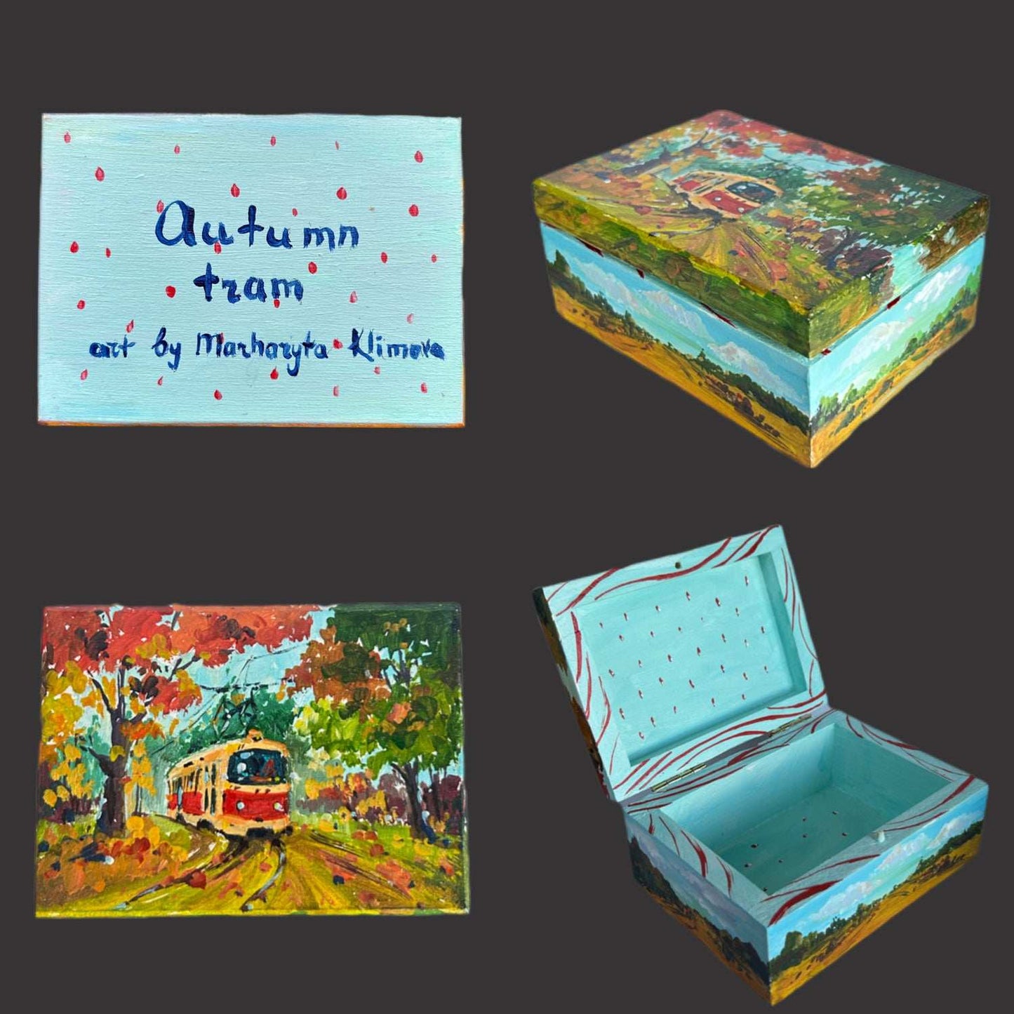Sieradendoosje ‘Herfsttram’ (1371 MK)