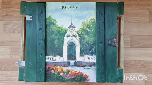 Caixa de munição de Kharkiv. 34x47x13,5cm (CxLxA).