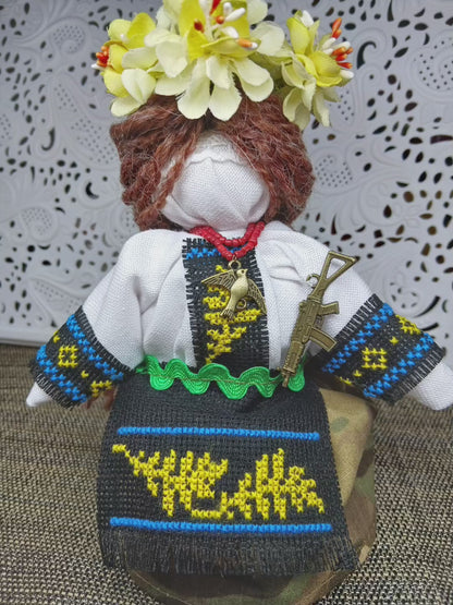 Three Handmade Ukrainian Dolls. (1247 OV)