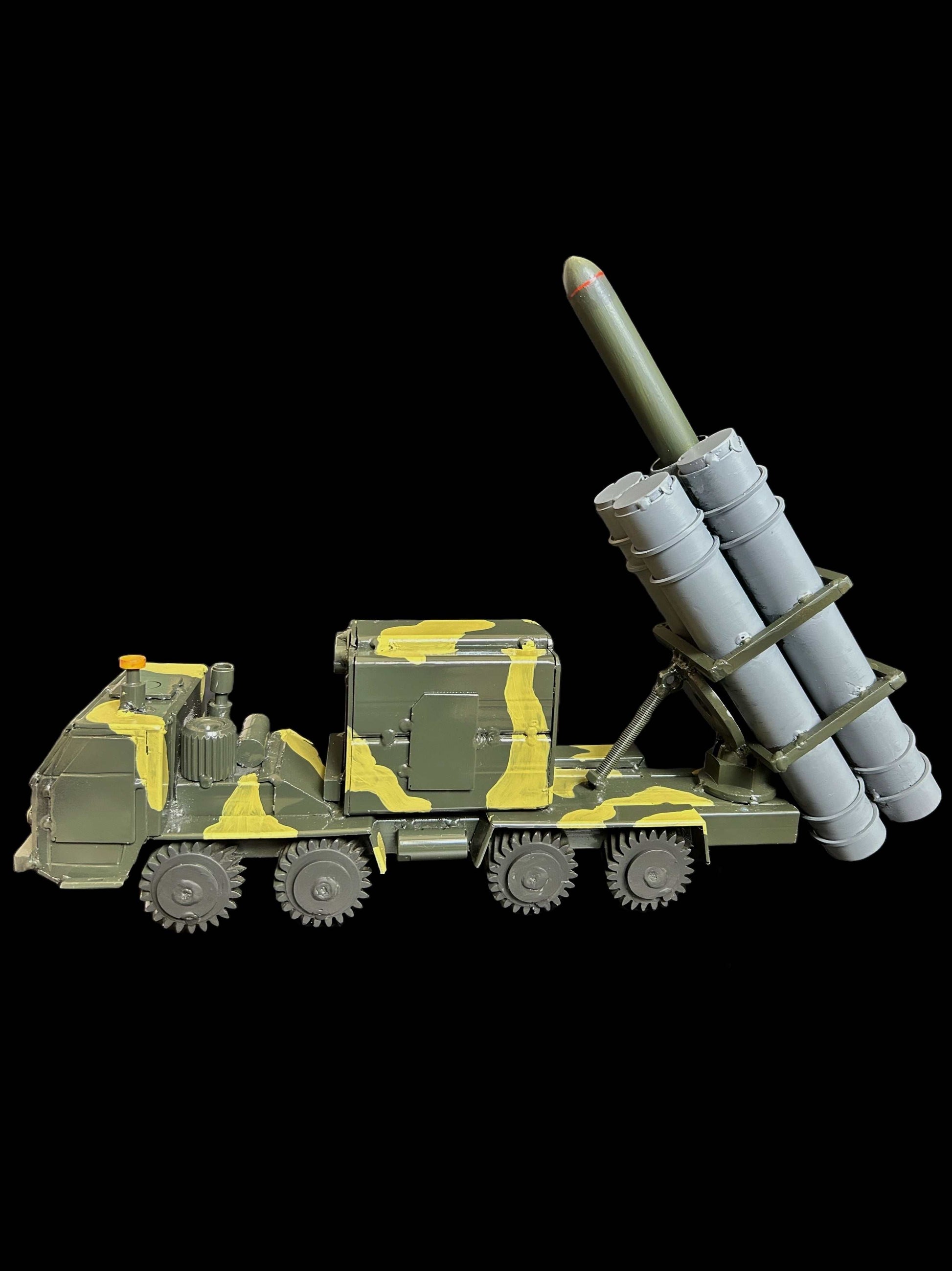 R-360 Neptune anti-ship missile launching from mobile vehicle model