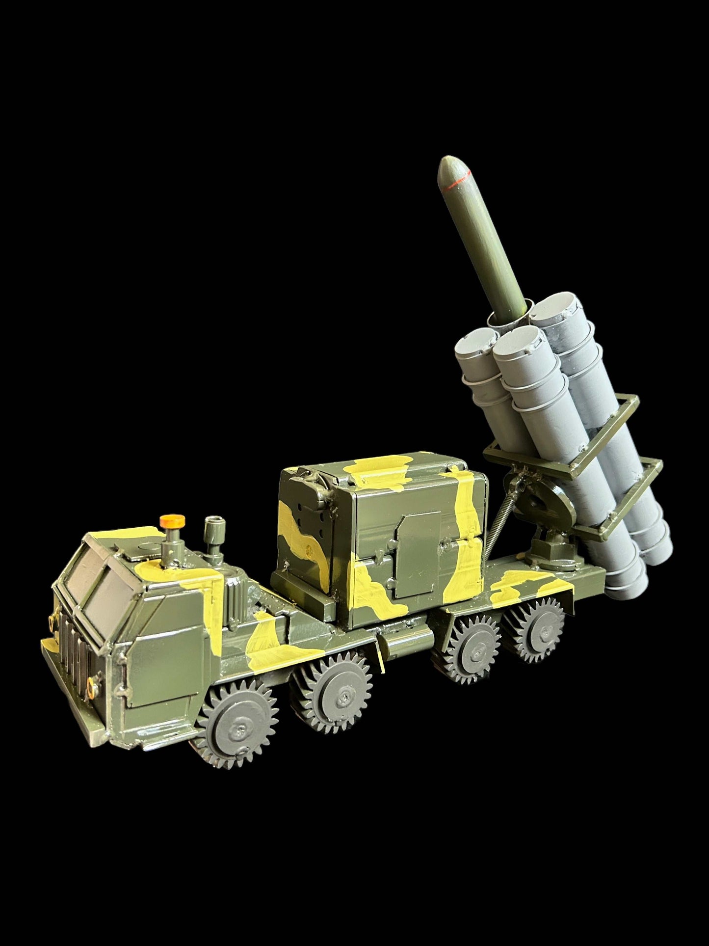 R-360 Neptune anti-ship missile launching from mobile vehicle artwork in progress