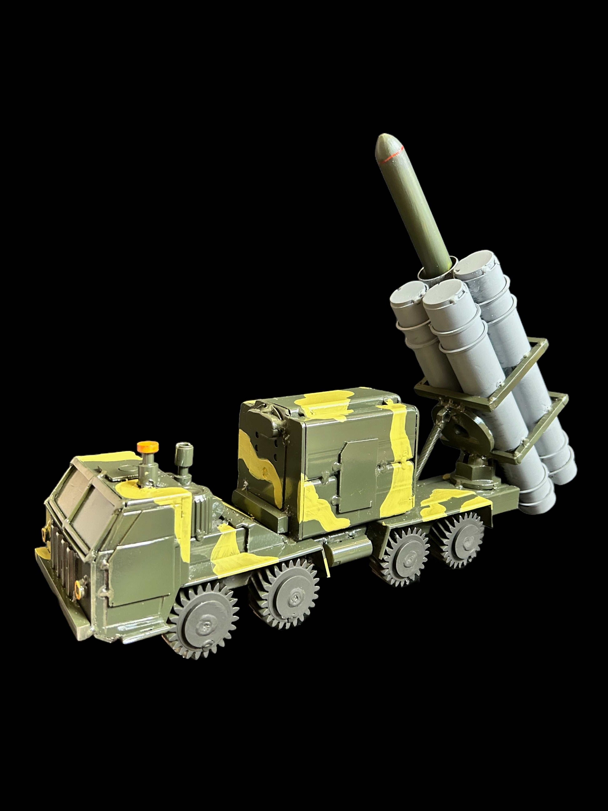 R-360 Neptune anti-ship missile launching from mobile vehicle artwork in progress
