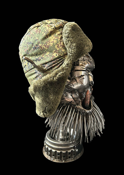 Artwork of Russian occupant Ork by Dmytro Shiyanov in Victory Gallery exhibit