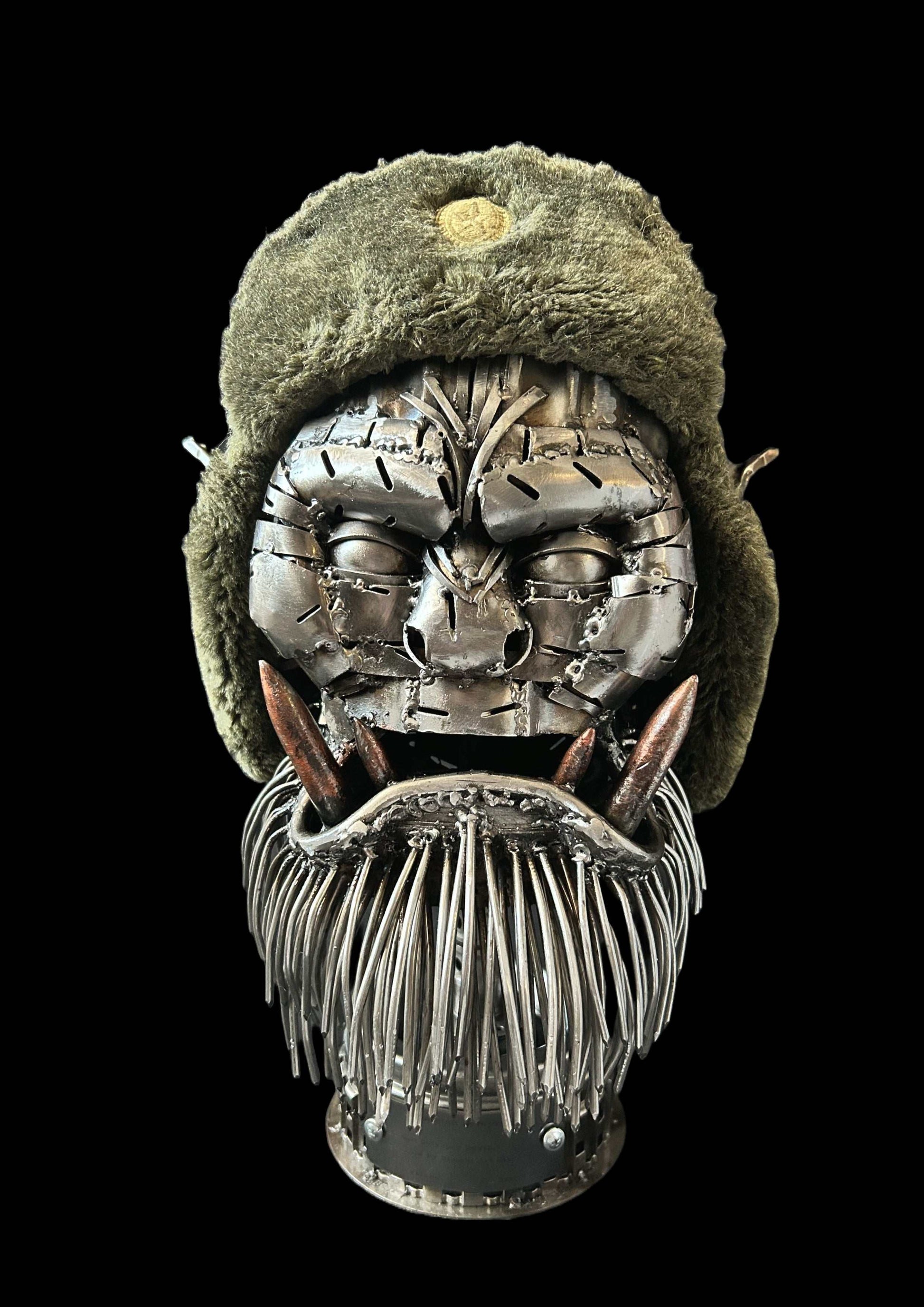 Artwork of Russian occupant Ork by Dmytro Shiyanov displayed in Victory Gallery exhibit
