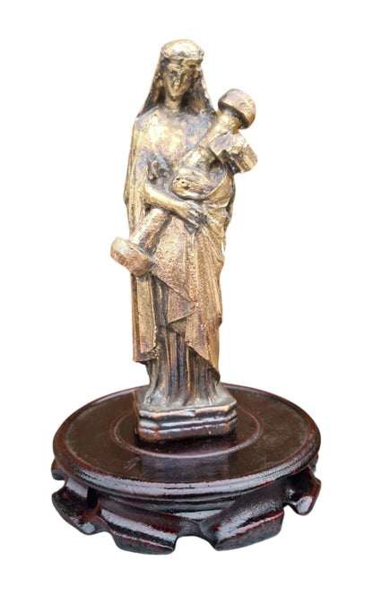 St. Javelin statue made from real battlefield ammunition, protector of Ukraine, 17 cm tall