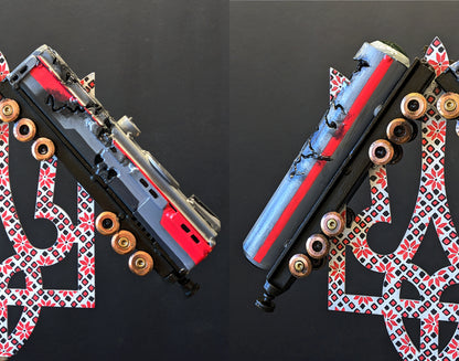 Russian fuel train impaled on Tryzub. (1173 CR)