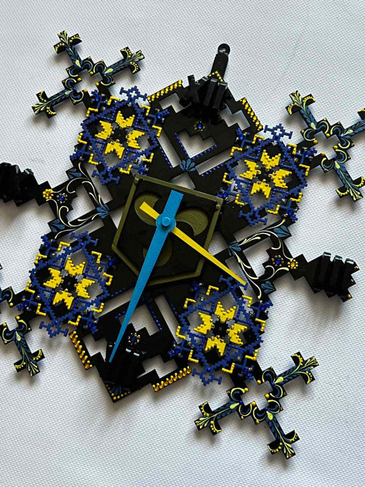 Typhoon unit Drone Clock designed by Hisoshi Art Studio and painted by Anastasia Leonova