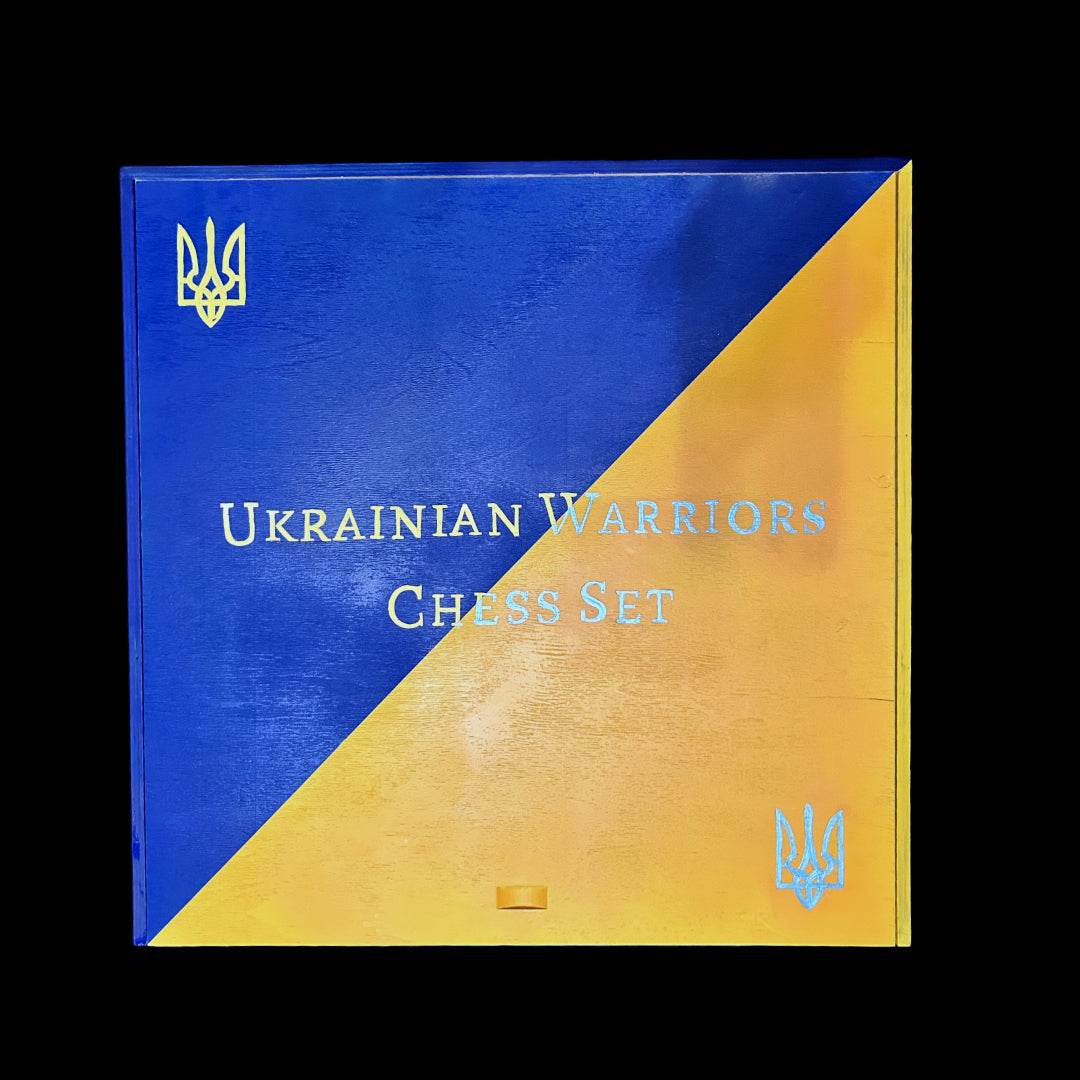 Ukrainian Warrior Chess Set designed by Hisoshi Art Studio and painted by Anastasia Leonova