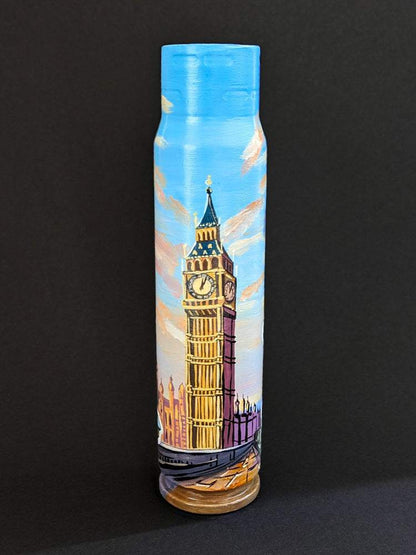 30mm shell drawing painted by Victory Gallery artist Catherine Ruban