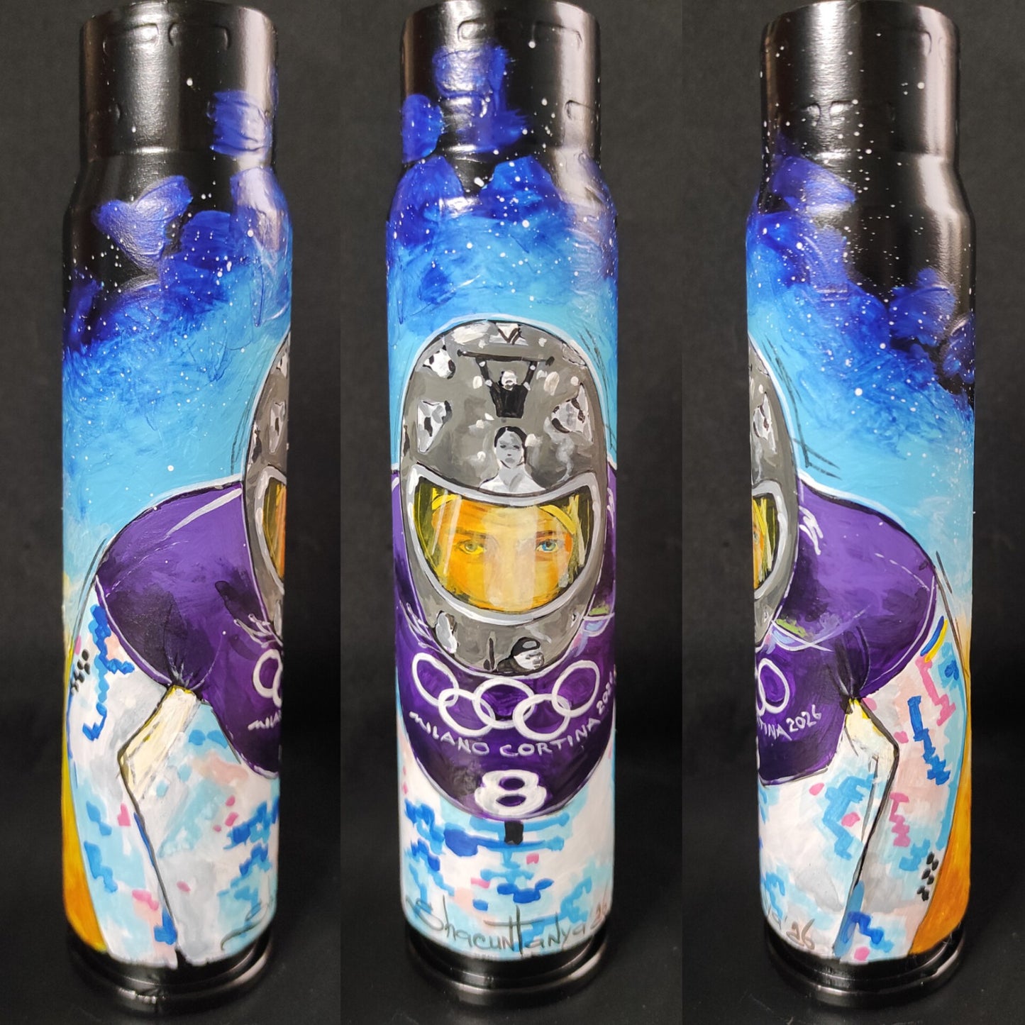 纪念不是违背。在30毫米炮弹上绘制。（1255 TS）