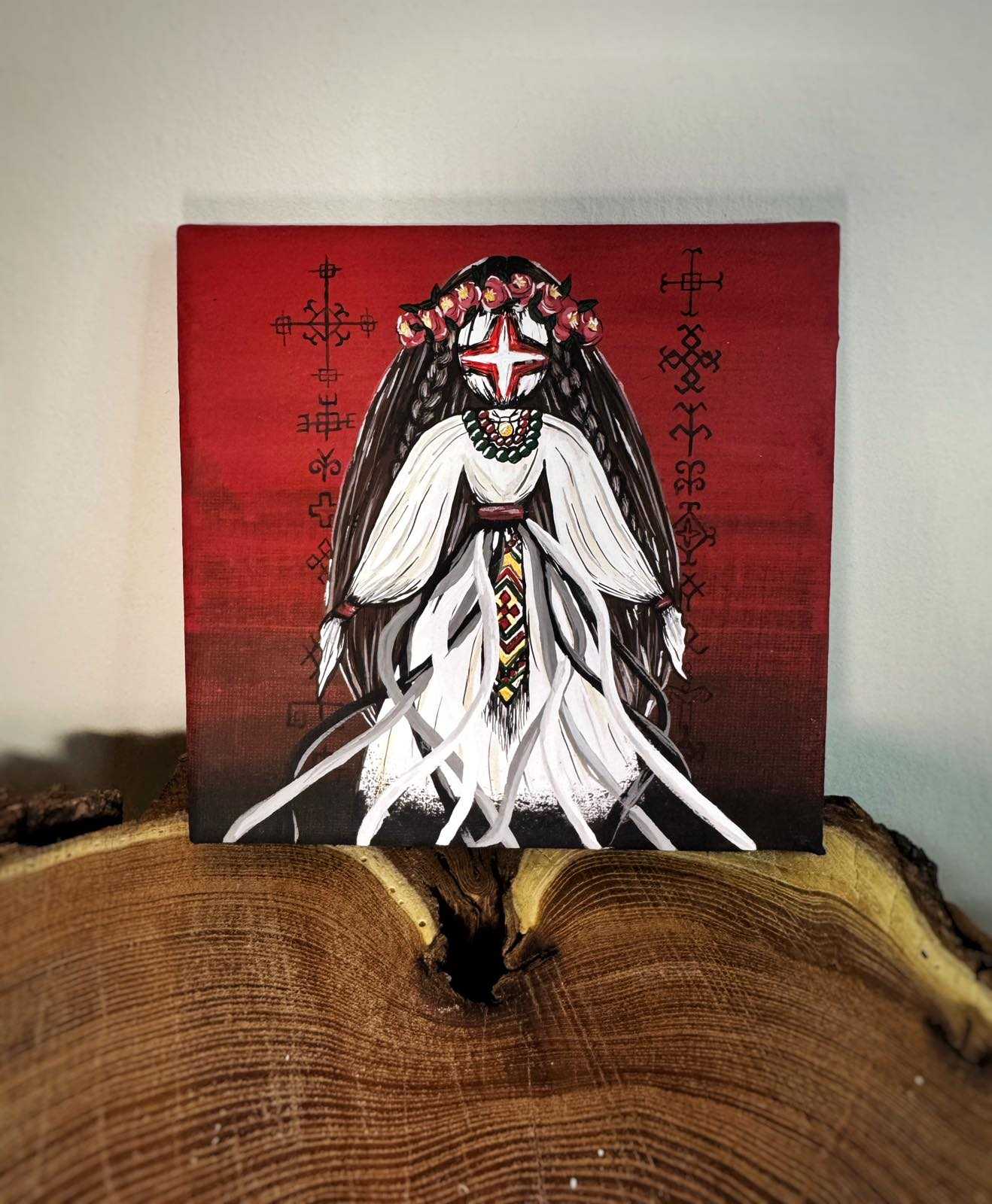 Środek Wszechświata. Akryl na płótnie. (40x50 cm). (1306 AH)