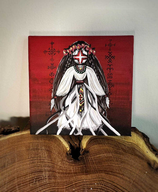 우주의 중심. 아크릴 및 캔버스 위. (40x50cm). (1306 AH)