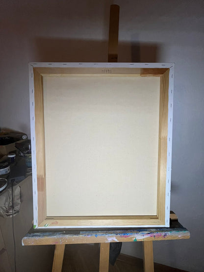 Tree of Ukraine. Acrylic and paste on canvas. (50x60cm). (1195 AH)