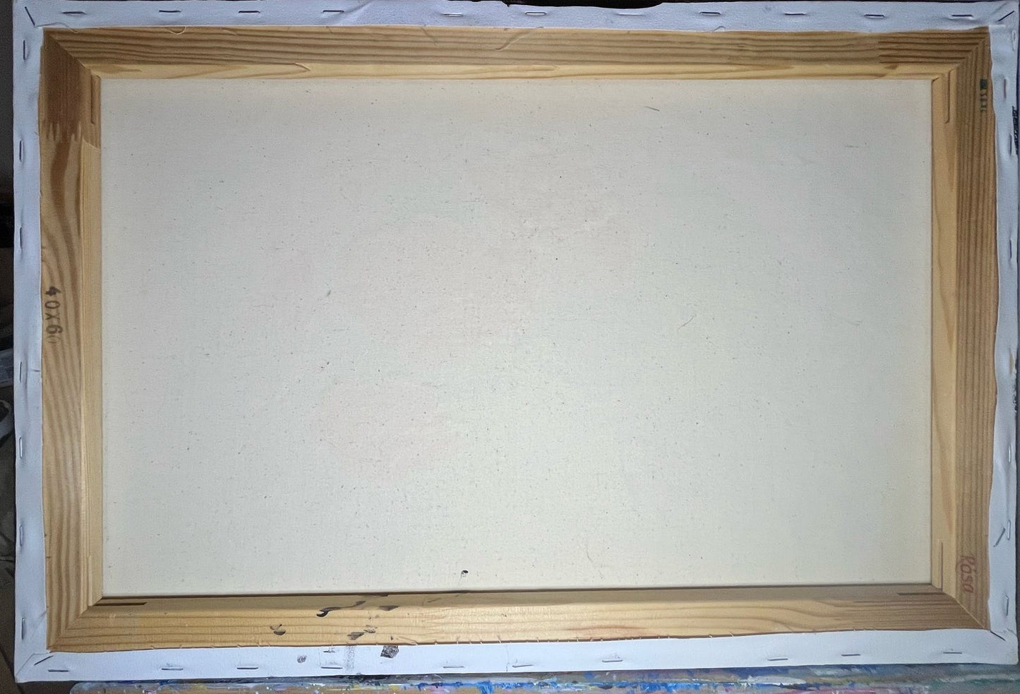 "Poppies". Acrylic and paste on canvas. (40x60cm). (1193 AH)